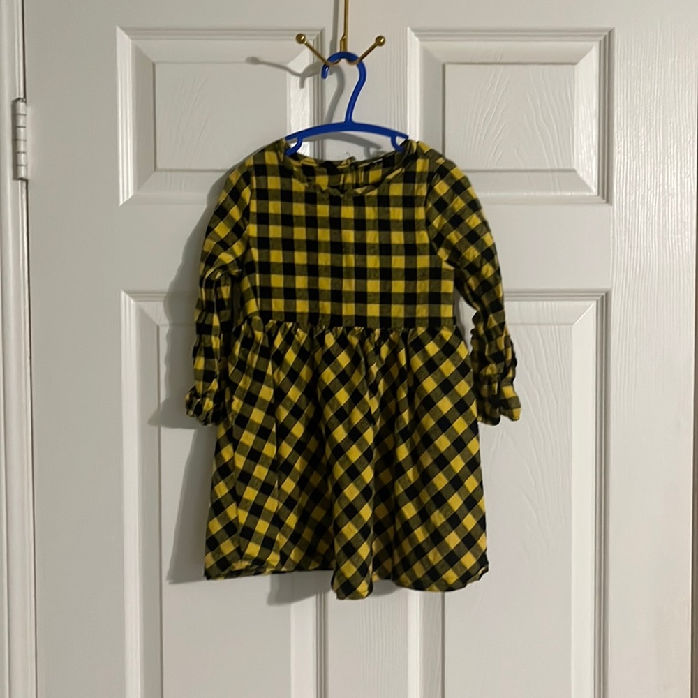 Pop Real Girls plaid matching set Size 110/5-6
